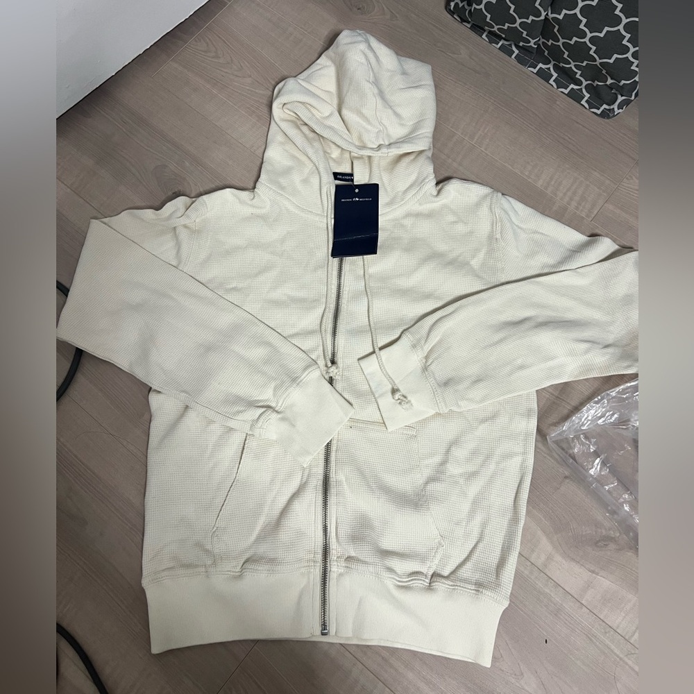 Brandy Melville Waffle Hoodie Sweater